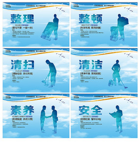 企業6s管理標語展板